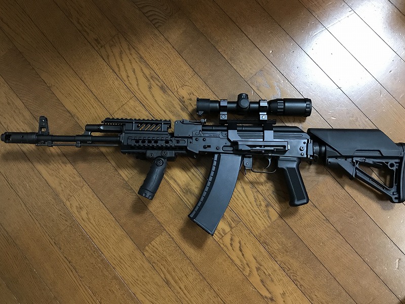 東京マルイエアガンAK74MN 次世代カスタム